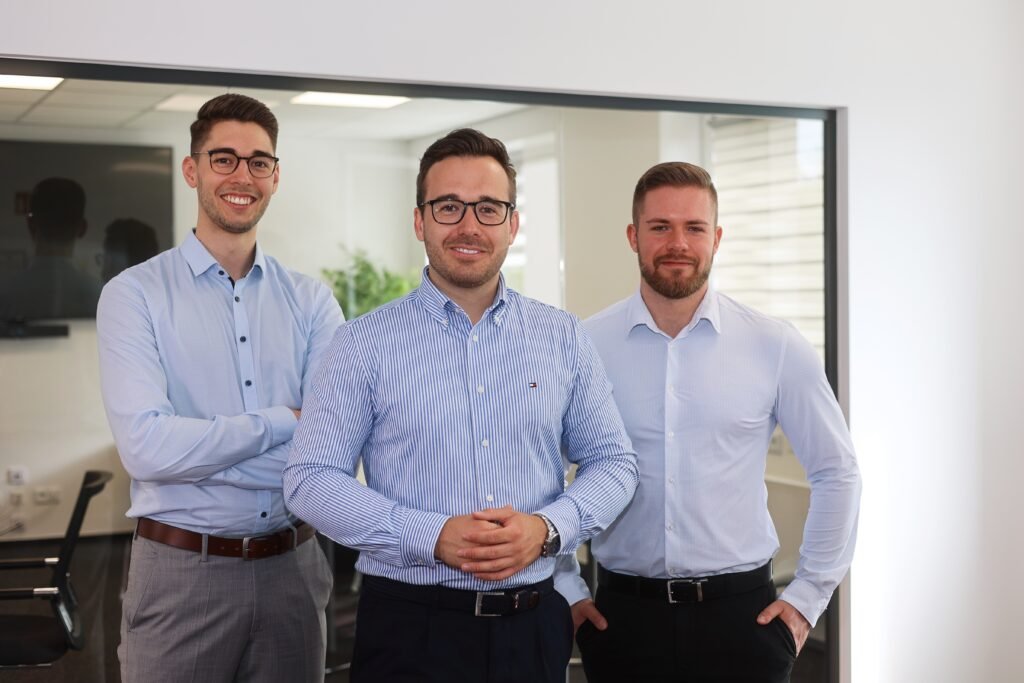 Das Team Florian Benecke, Julian Bohn und Dennis Schorn