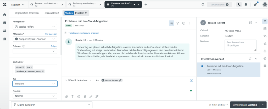 Ticketsystem Zendesk