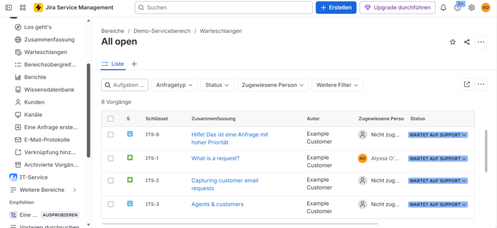 Helpdesk Jira Service Management